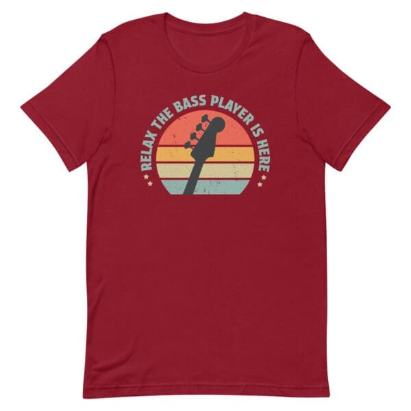 Relax the Bass Player is Here Men's Premium Tee - Image 4