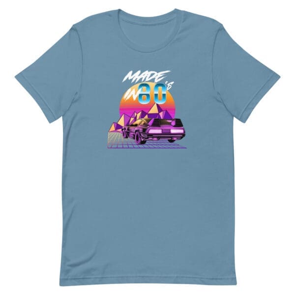 Made in 80's Delorean Men's Premium T-shirt - Image 8