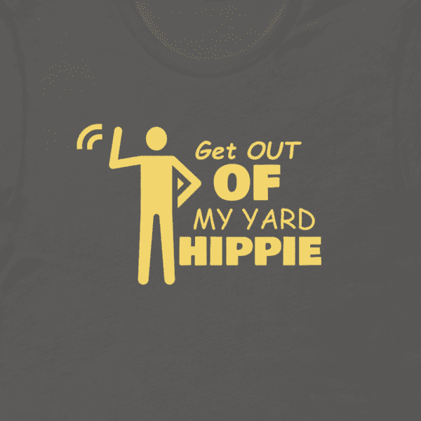 Get Out of My Yard Hippie Men's Premium Tee